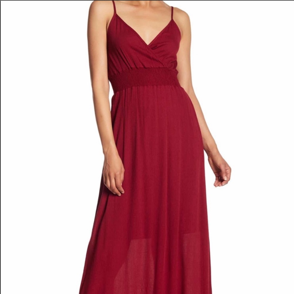 West Kei Gauze RED Maxi Dress